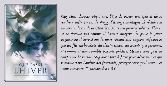 Stig vient d'avoir vingt ans, l'âge de porter une épée et de se rendre - enfin ! - sur le Wegg, l'étrange montagne où réside son souverain, le roi de la Clairière. Mais son premier solstice d'hiver ne se déroule pa